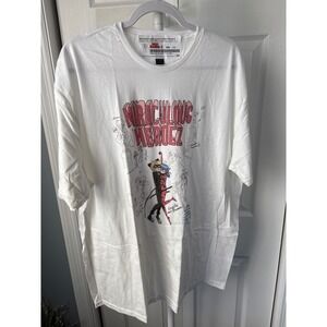 Pop Threads Miraculous Ladybug Cat Noir Heroez White Graphic T-Shirt 2XL New